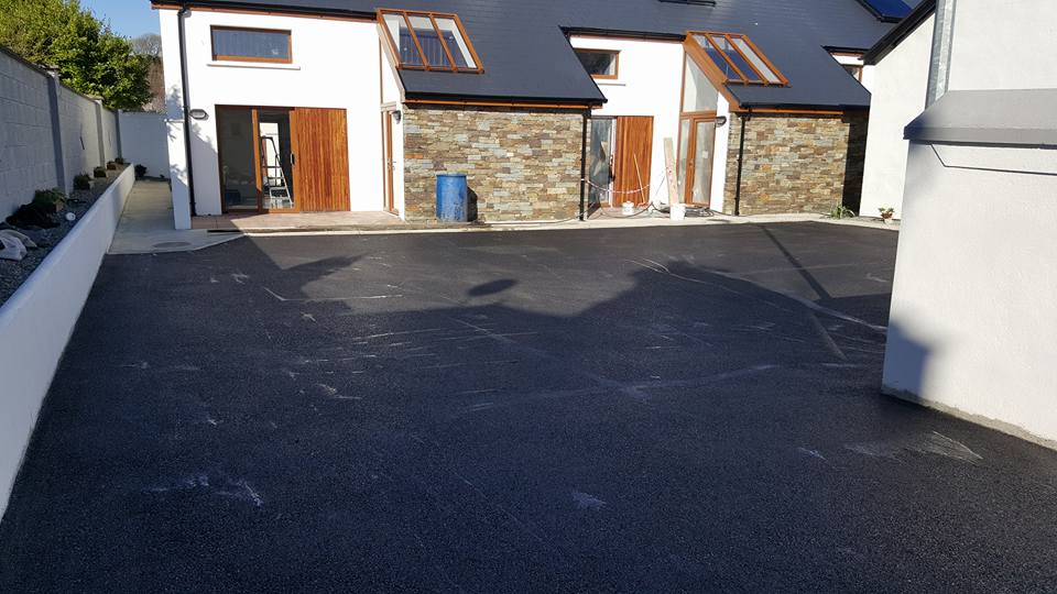 finished tarmac surface